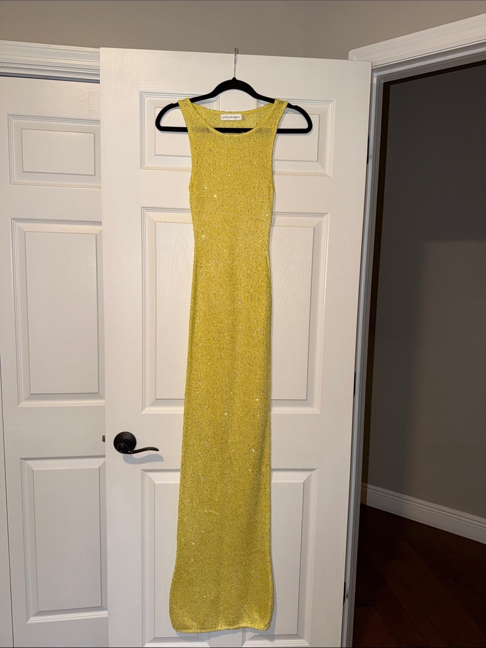Asta Resort  size- XS - Yellow Sequin dress in Chartreuse